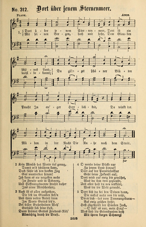 Evangeliums-Lieder 1 und 2: (Gospel Hymns) mit deutschen Kernliedern page 315