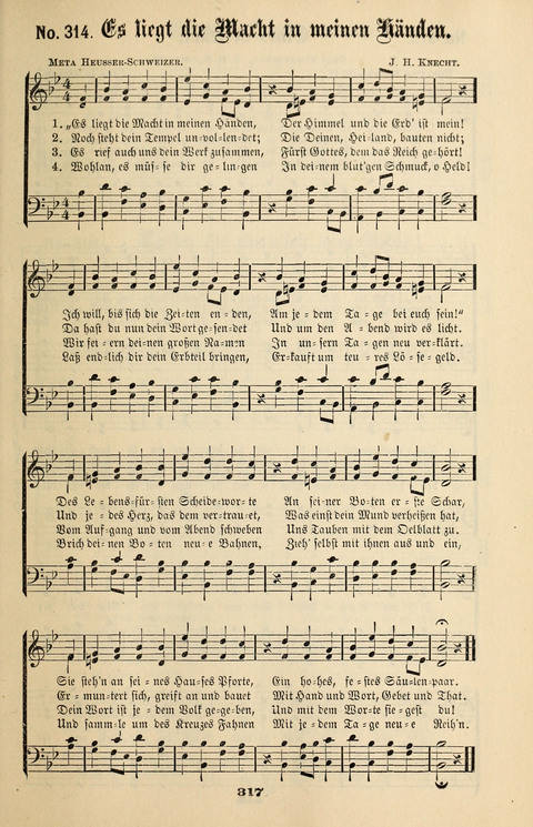 Evangeliums-Lieder 1 und 2: (Gospel Hymns) mit deutschen Kernliedern page 317