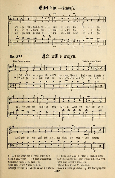 Evangeliums-Lieder 1 und 2: (Gospel Hymns) mit deutschen Kernliedern page 327
