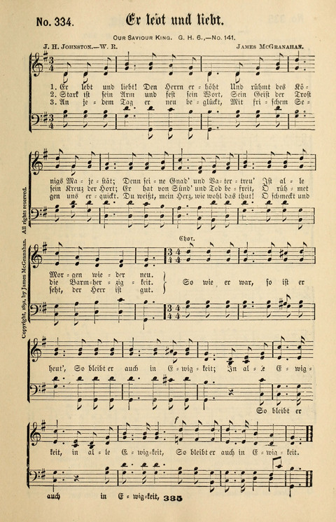 Evangeliums-Lieder 1 und 2: (Gospel Hymns) mit deutschen Kernliedern page 335