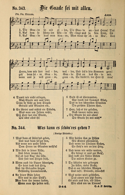 Evangeliums-Lieder 1 und 2: (Gospel Hymns) mit deutschen Kernliedern page 344