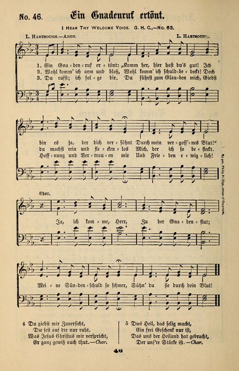 Evangeliums-Lieder 1 und 2: (Gospel Hymns) mit deutschen Kernliedern page 46