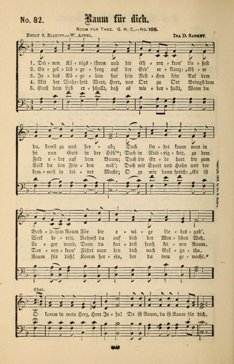 Evangeliums-Lieder 1 und 2: (Gospel Hymns) mit deutschen Kernliedern page 82