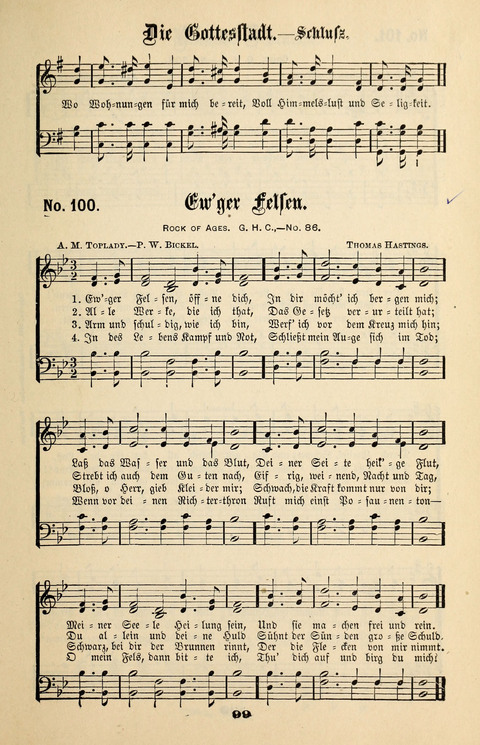 Evangeliums-Lieder 1 und 2: (Gospel Hymns) mit deutschen Kernliedern page 99