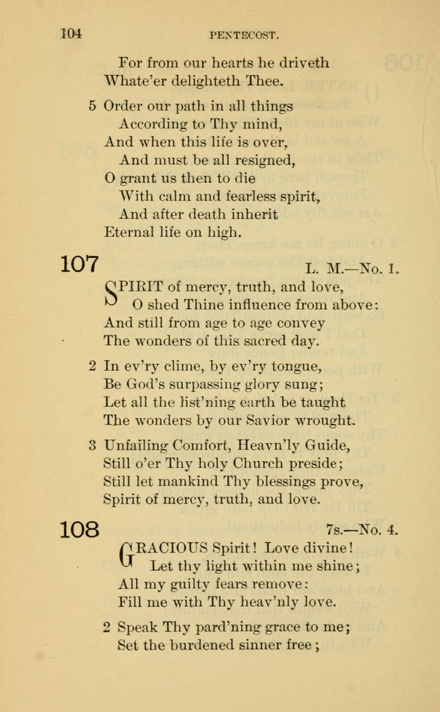Evangelical Lutheran Hymnal page 104
