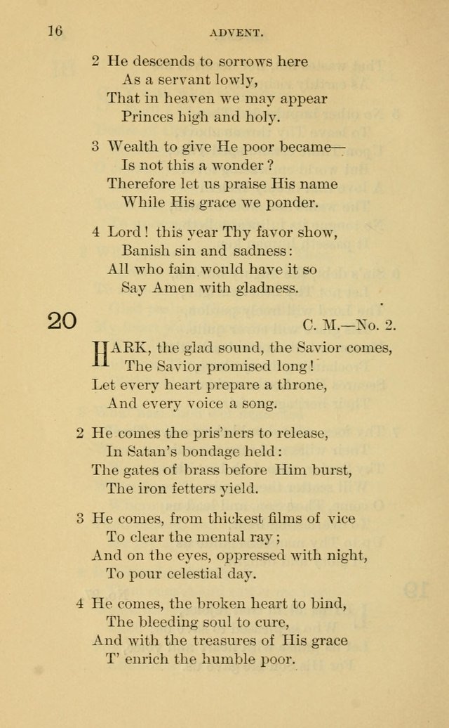 Evangelical Lutheran Hymnal page 16