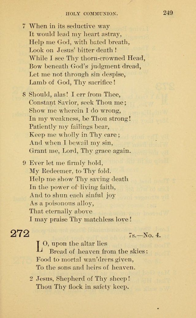Evangelical Lutheran Hymnal page 249