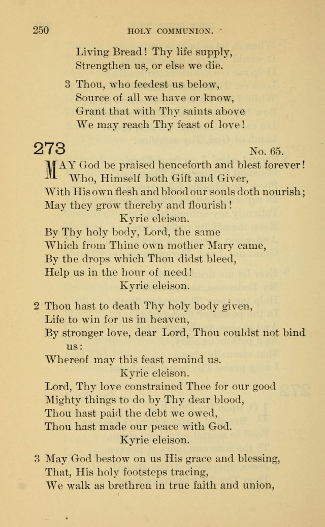 Evangelical Lutheran Hymnal page 250