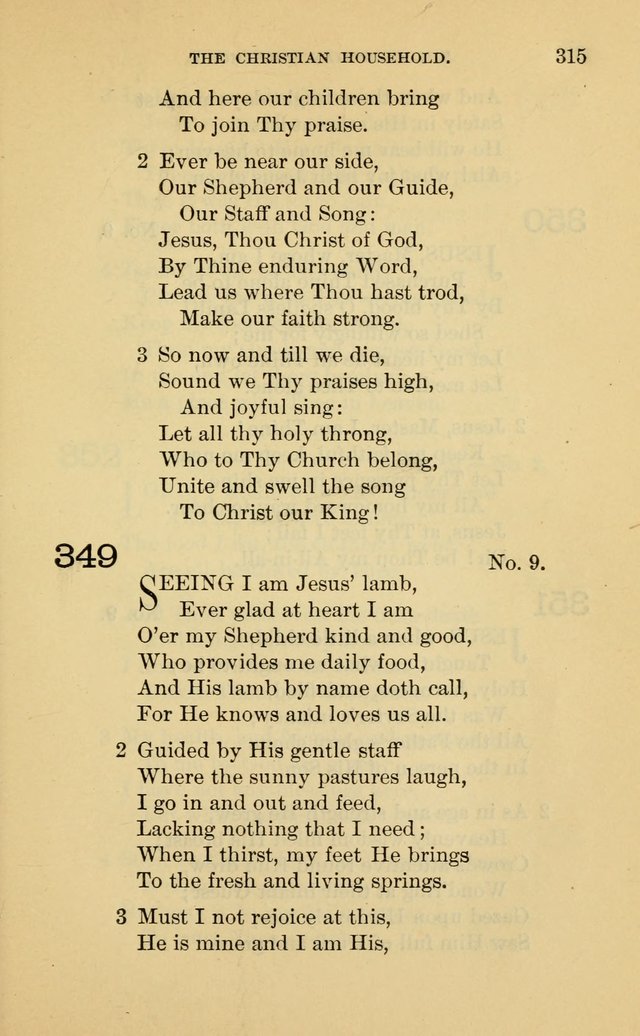 Evangelical Lutheran Hymnal page 315
