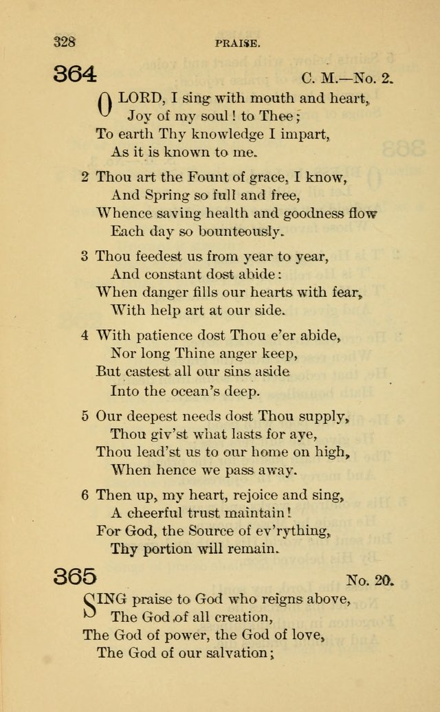 Evangelical Lutheran Hymnal page 328