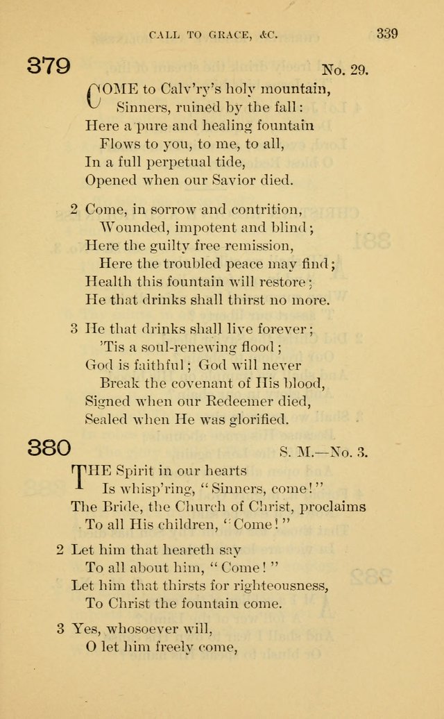 Evangelical Lutheran Hymnal page 339