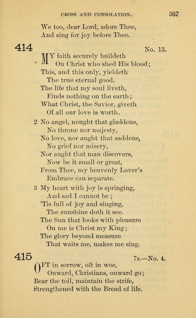 Evangelical Lutheran Hymnal page 367