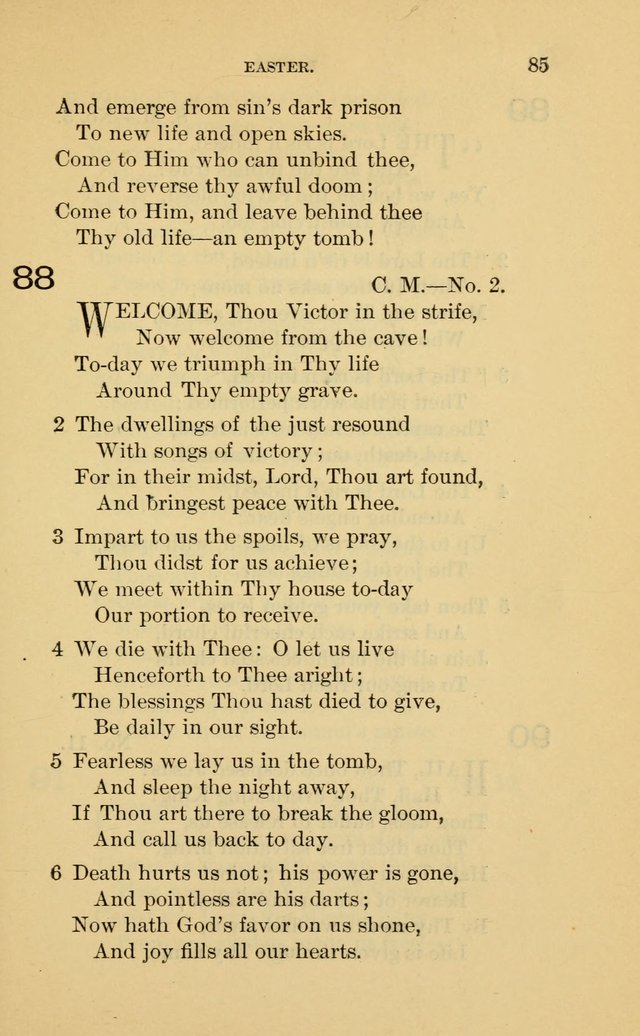 Evangelical Lutheran Hymnal page 85