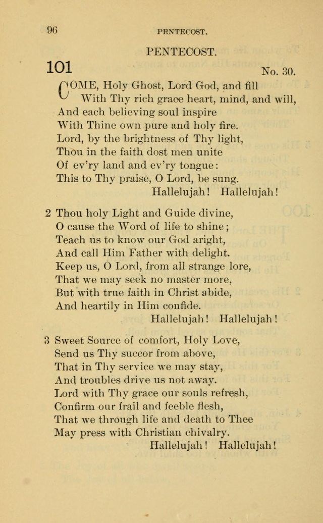 Evangelical Lutheran Hymnal page 96