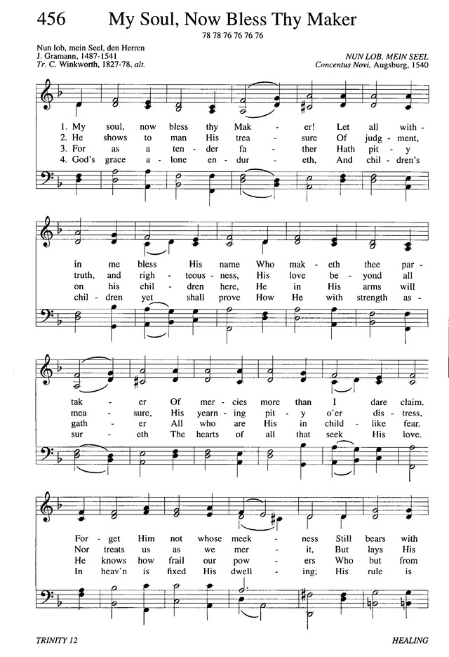 Evangelical Lutheran Hymnary page 742