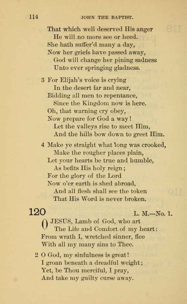 Evangelical Lutheran Hymnal. 9th ed. page 114