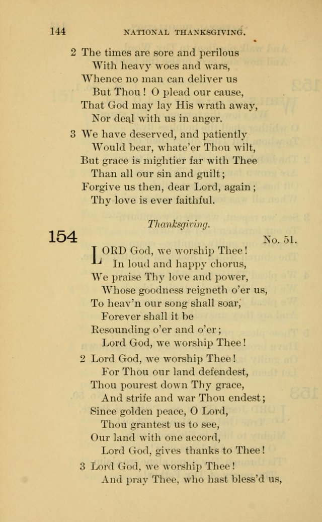 Evangelical Lutheran Hymnal. 9th ed. page 144