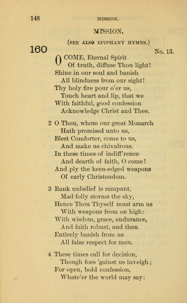 Evangelical Lutheran Hymnal. 9th ed. page 148