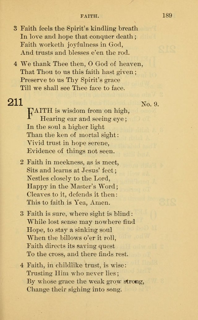 Evangelical Lutheran Hymnal. 9th ed. page 189