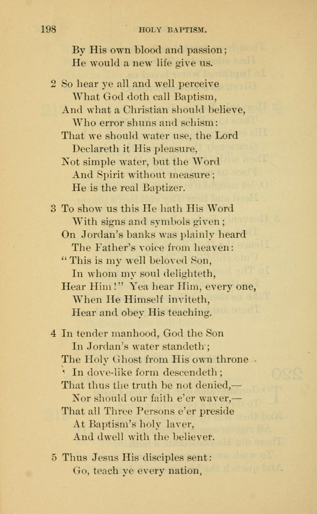 Evangelical Lutheran Hymnal. 9th ed. page 198