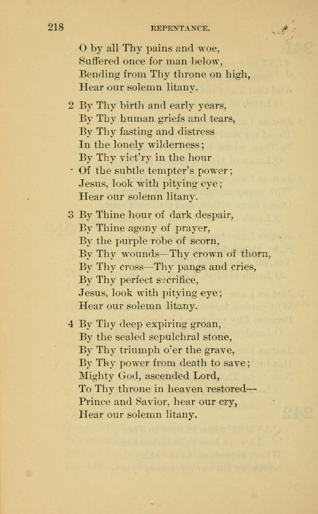 Evangelical Lutheran Hymnal. 9th ed. page 218