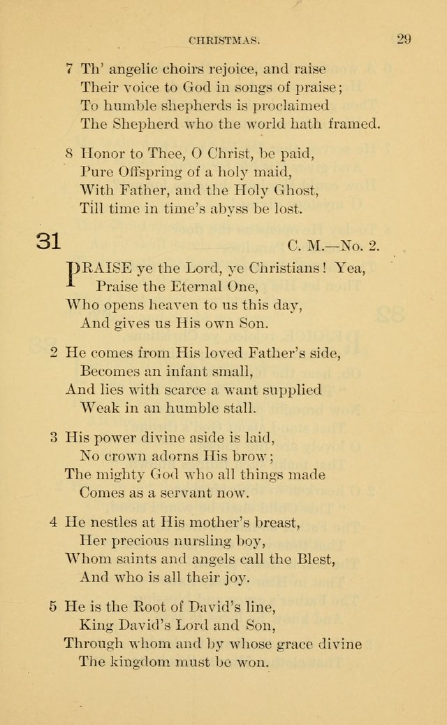 Evangelical Lutheran Hymnal. 9th ed. page 29