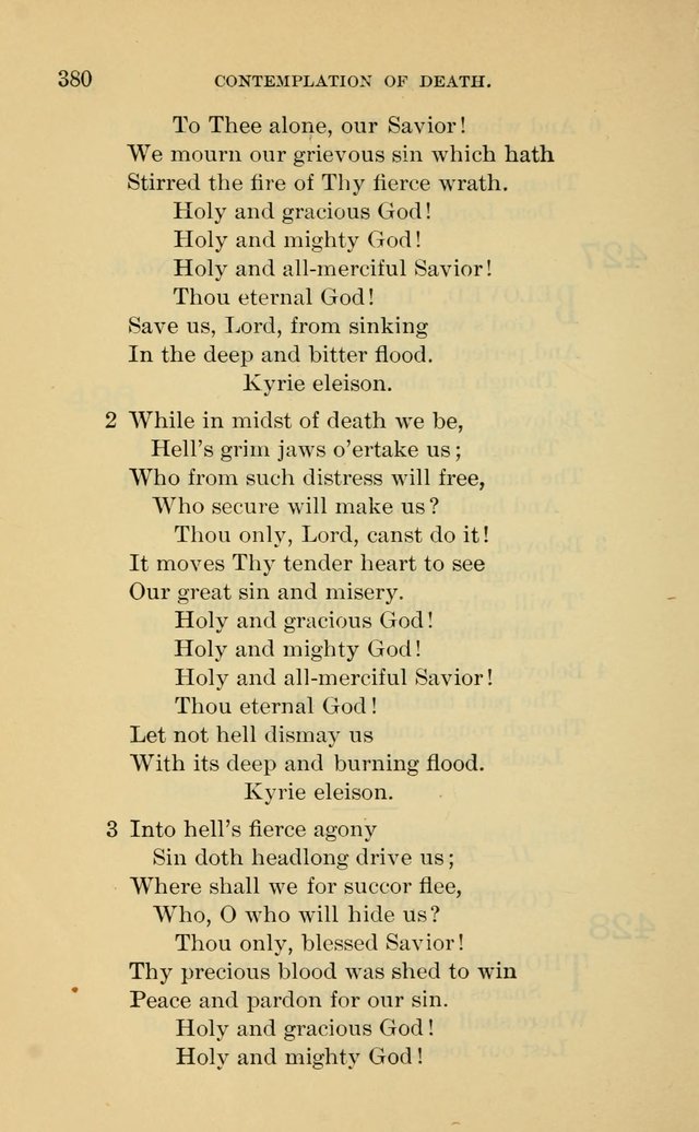 Evangelical Lutheran Hymnal. 9th ed. page 380