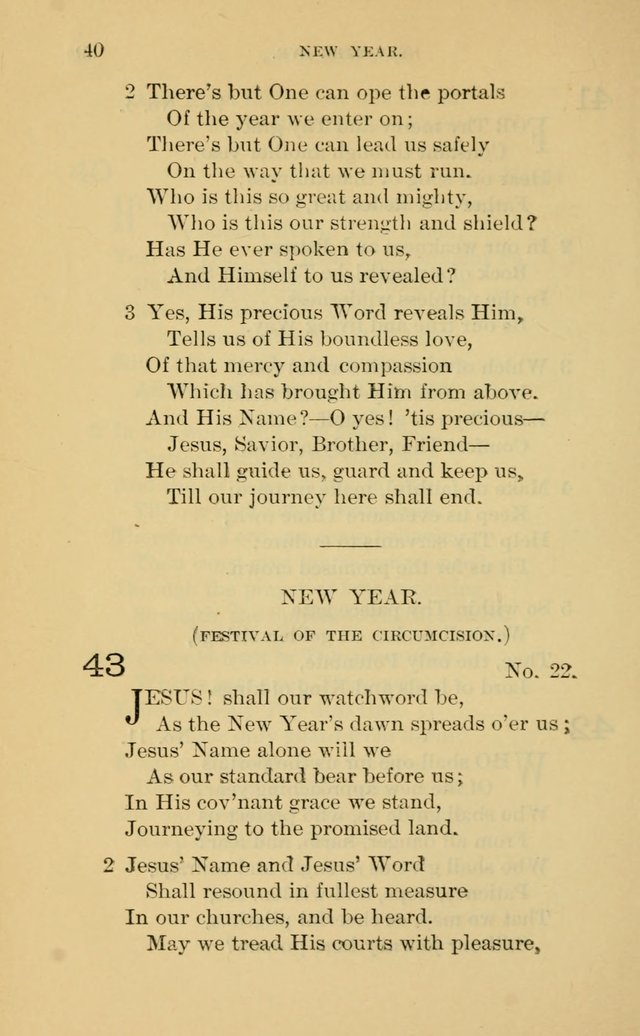 Evangelical Lutheran Hymnal. 9th ed. page 40