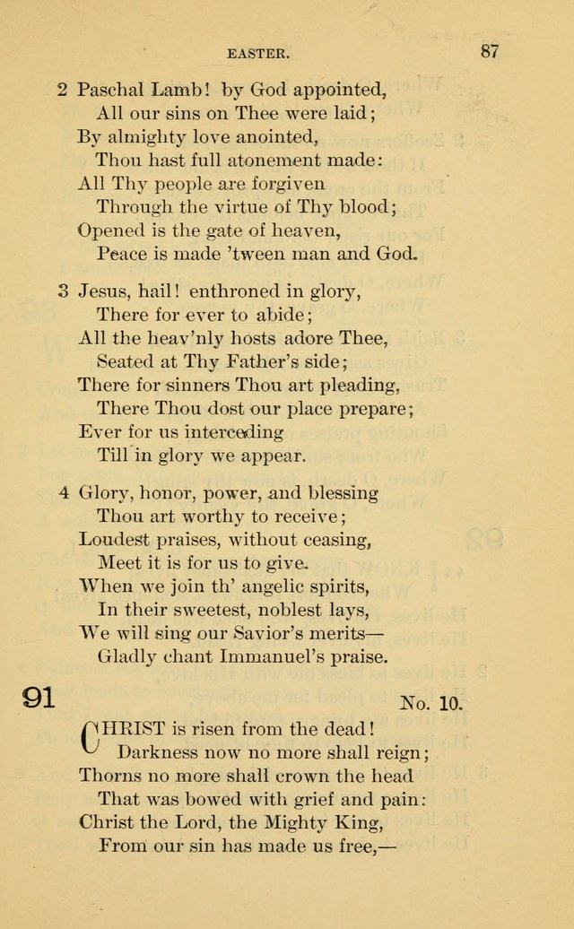 Evangelical Lutheran Hymnal. 9th ed. page 87