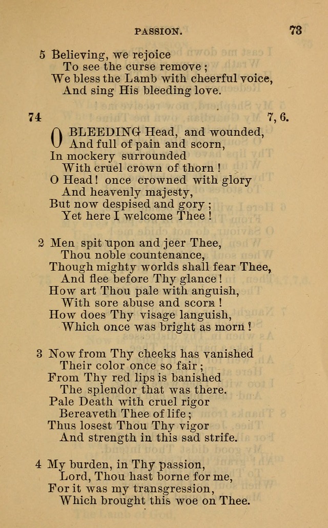 Evangelical Lutheran hymn-book page 100