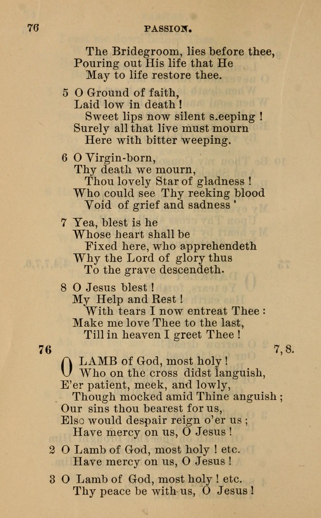 Evangelical Lutheran hymn-book page 103