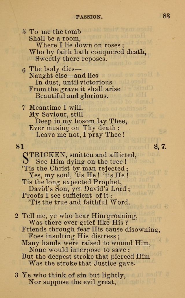 Evangelical Lutheran hymn-book page 110