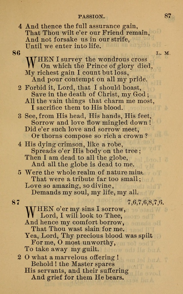 Evangelical Lutheran hymn-book page 114