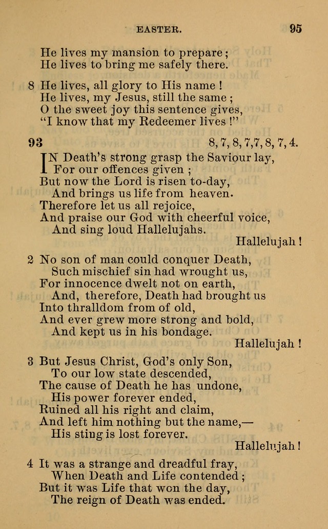 Evangelical Lutheran hymn-book page 122