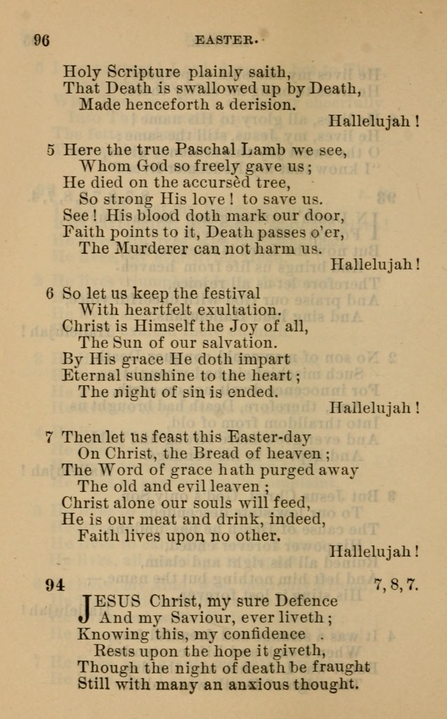 Evangelical Lutheran hymn-book page 123
