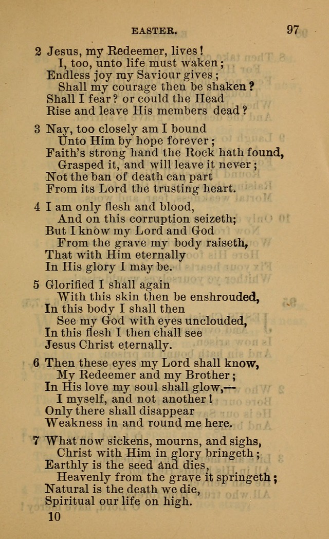 Evangelical Lutheran hymn-book page 124