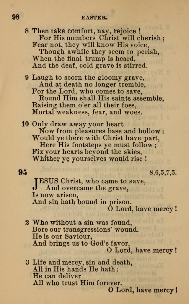 Evangelical Lutheran hymn-book page 125