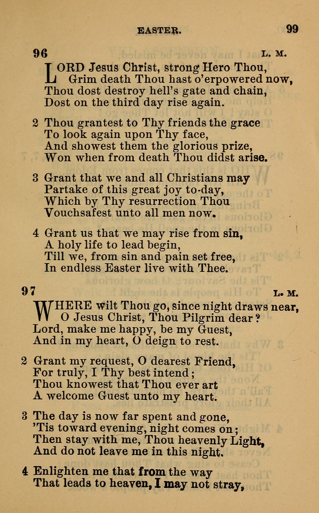 Evangelical Lutheran hymn-book page 126