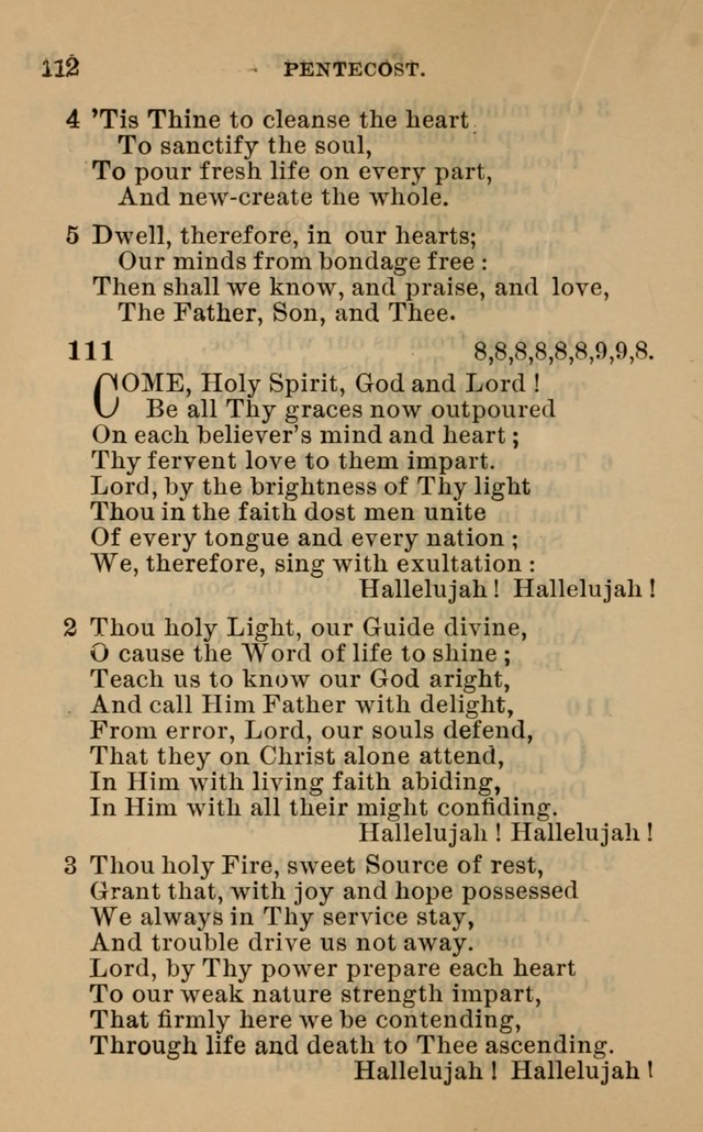 Evangelical Lutheran hymn-book page 139