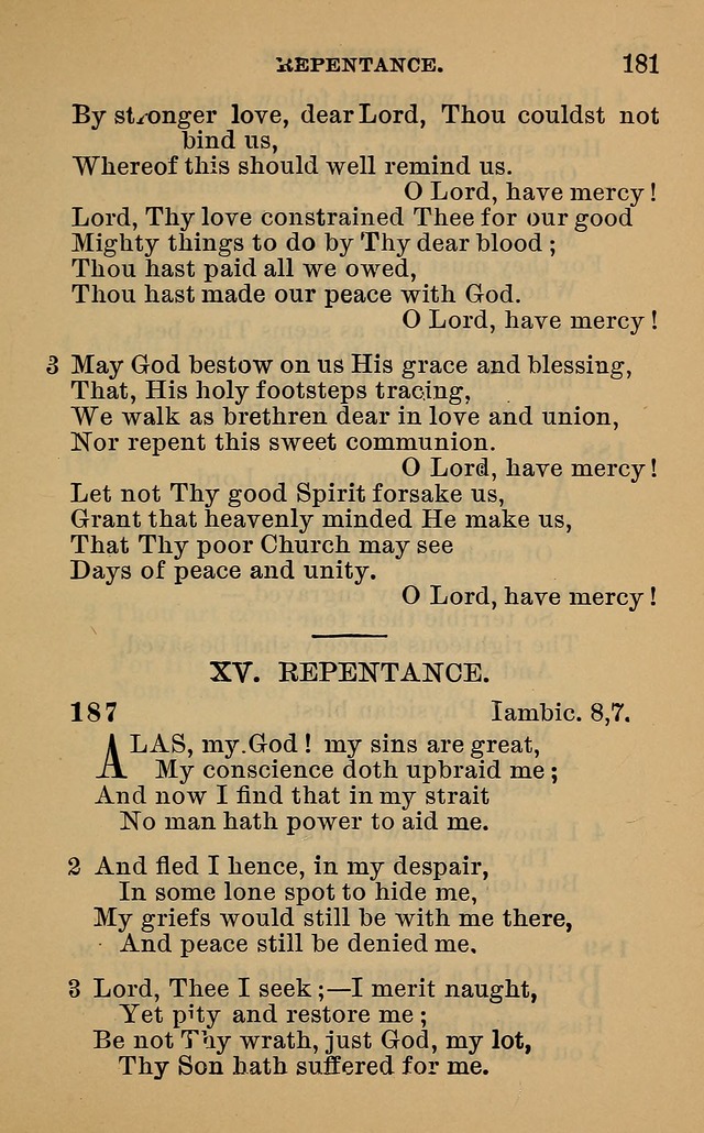 Evangelical Lutheran hymn-book page 208