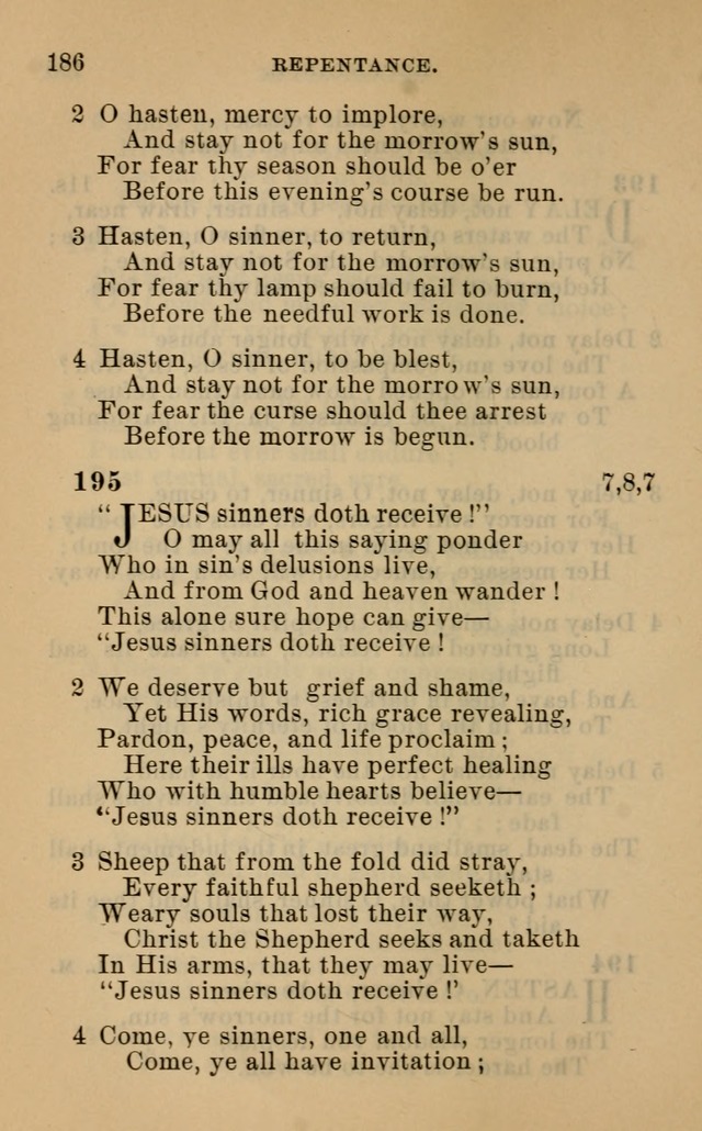 Evangelical Lutheran hymn-book page 213