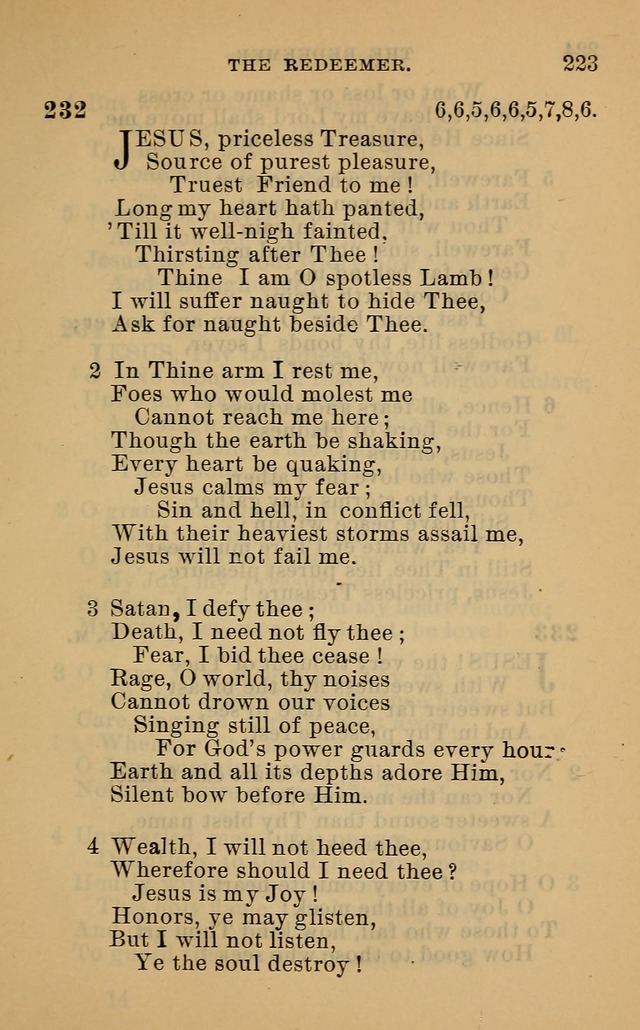 Evangelical Lutheran hymn-book page 250