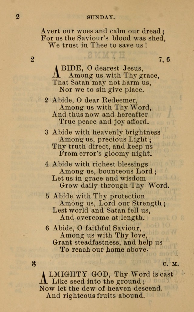 Evangelical Lutheran hymn-book page 29