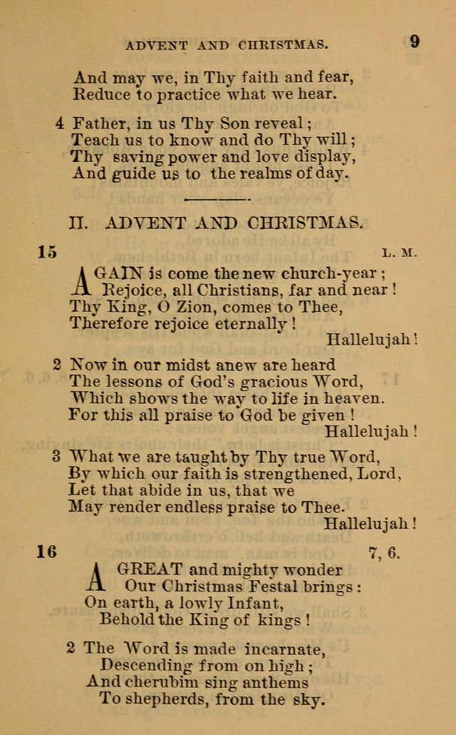 Evangelical Lutheran hymn-book page 36