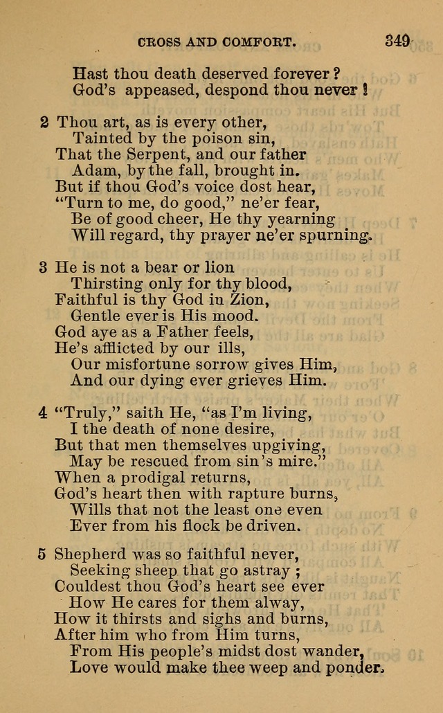 Evangelical Lutheran hymn-book page 376