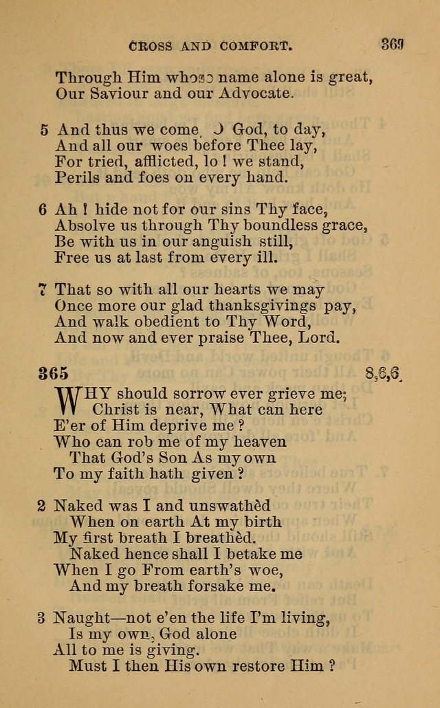 Evangelical Lutheran hymn-book page 396