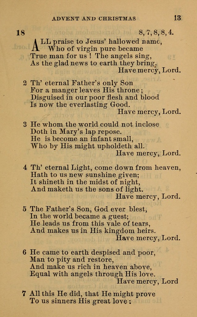 Evangelical Lutheran hymn-book page 40