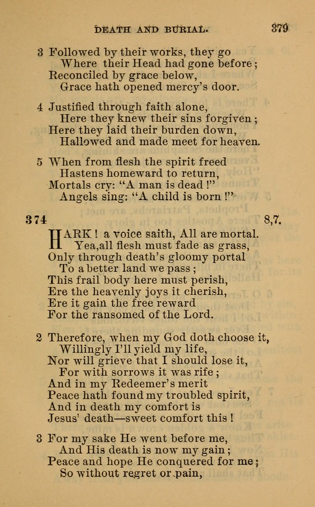 Evangelical Lutheran hymn-book page 406