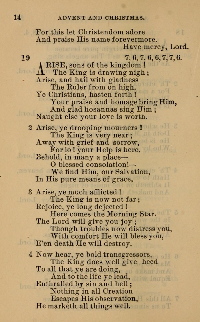Evangelical Lutheran hymn-book page 41