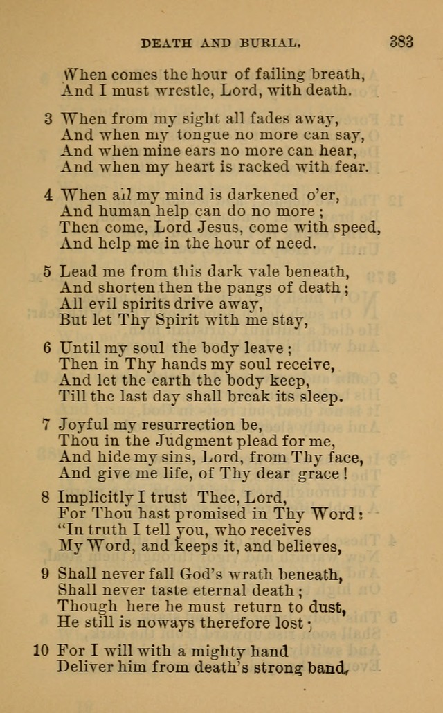 Evangelical Lutheran hymn-book page 410